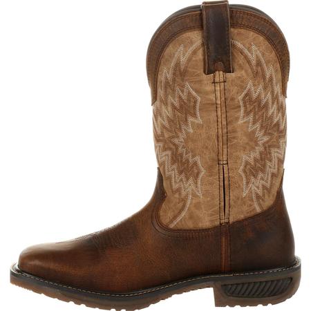 Durango WorkHorse Steel Toe Western Work Boot, 7W DDB0184